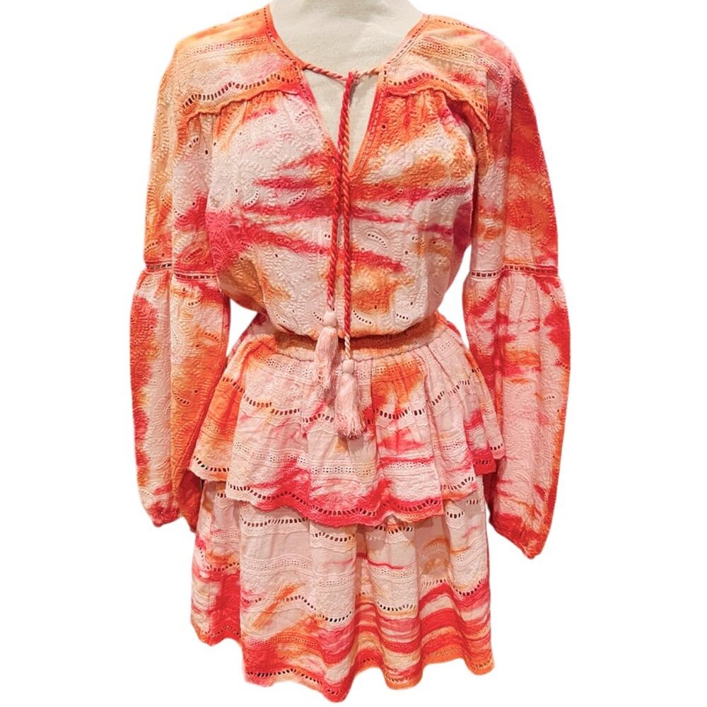Ciebon Ombre Embroidered Eyelet Dress Size Small NWOT